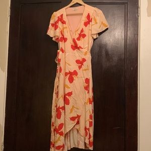 Floral Wrap Dress